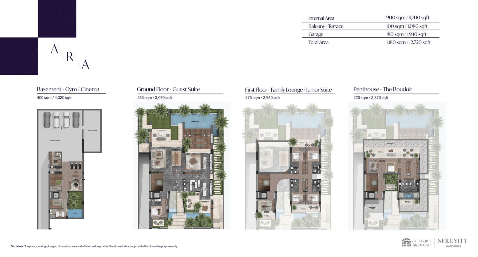 serenity mansions floor plan